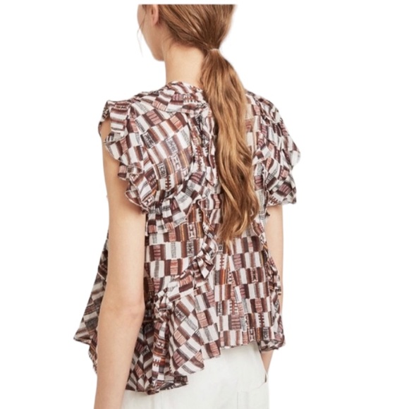 ISABEL MARANT ÉTOILE Nalou Printed Top - Picture 5 of 6